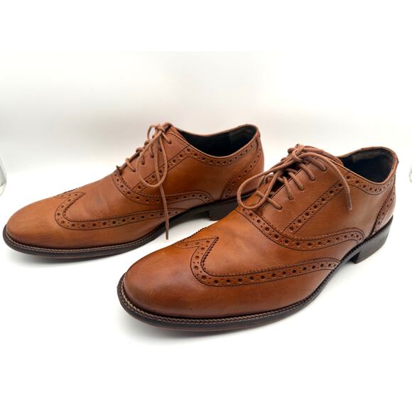 Cole Haan Other - Cole Haan Brown Leather Wingtip Oxford Dress Shoes Men's Size 8.5 M Brogue